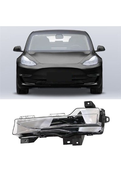 Araba Sol Ön Tampon Sis Lambası Ön Tampon Sis Lambası Montajı Tesla Model 3 Y 2017-2023 1077391-00-E (Yurt Dışından) modelleri