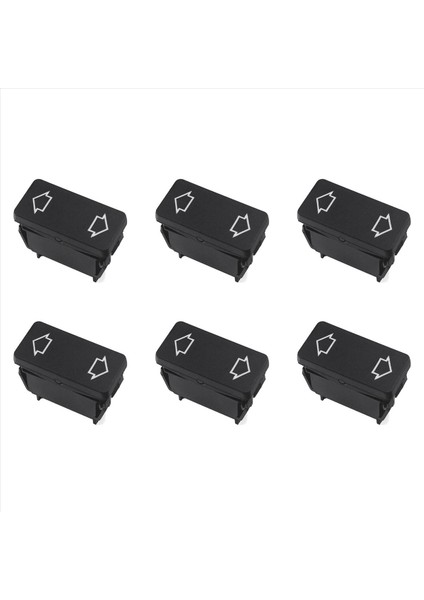 6x Elektrik Pencere Kontrol Anahtarı Düğmesi 6551 21 Peugeot 205 1987-1998 309 1985-1993 405 1987-1993 (Yurt Dışından)