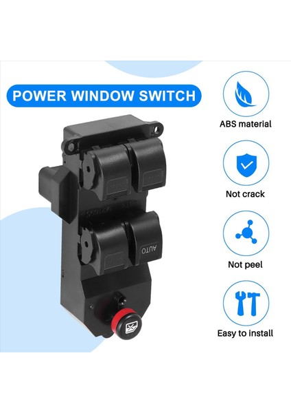 Honda Civic 2001-2005 Crv 2002-2005 Için 35750-S5A-A02ZA Güç Penceresi Anahtarı (Yurt Dışından)