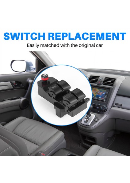 Honda Civic 2001-2005 Crv 2002-2005 Için 35750-S5A-A02ZA Güç Penceresi Anahtarı (Yurt Dışından) indirimleri