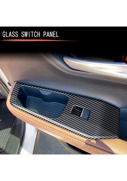 Araba Penceresi Anahtarı Asansör Paneli Kapı Kol Tabanları Panel Toyota Grand Highlander Için Karbon Fiber Tirm 2024 Lhd (Yurt Dışından) modelleri