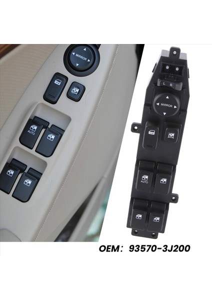 93570-3J200 Araba Sürücü Tarafı Hyundai Veracruz 2007-2012 Için Sol Ana Güç Penceresi Anahtarı (Yurt Dışından) indirimleri
