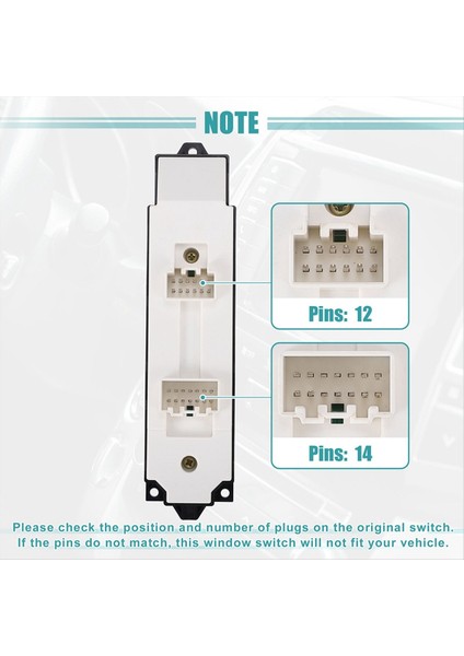 Mazda 3 M3 2 0l 2008-2009 BEK666350 12+14PINS Için Yeni BEK6-66-350 Power Penceresi Anahtar Anahtarı Kontrol Düğmesi (Yurt Dışından) fiyatları