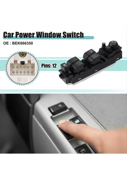 Mazda 3 M3 2 0l 2008-2009 BEK666350 12+14PINS Için Yeni BEK6-66-350 Power Penceresi Anahtar Anahtarı Kontrol Düğmesi (Yurt Dışından) modelleri