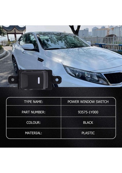 Kia Picanto Morning 2011-2016 93575-1Y000 Için 20X Elektrik Enerjisi Penceresi Kontrol Anahtarı (Yurt Dışından) fiyatları