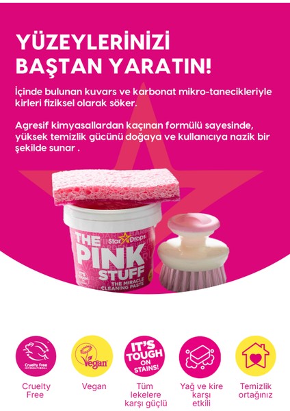 Mucizevi Miracle Temizlik Macunu 850 gr + Mucizevi Oxi Leke Çıkarıcı Sprey 500 ml indirimleri