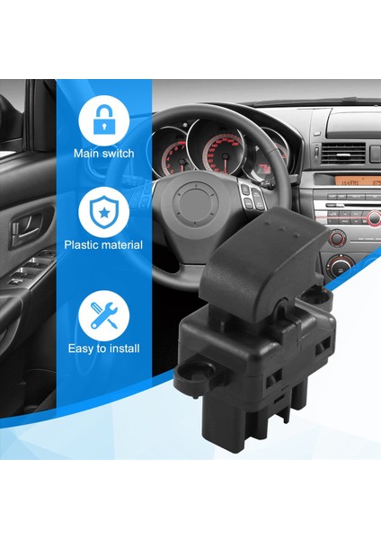 Mazda 3 2004- 2009 Için Elektrikli Pencere Ana Anahtarı B32H-66-370 Yolcu Ön Güç Penceresi Anahtarı (Yurt Dışından) indirimleri