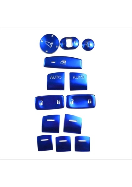 13PCS Pencere Cam Kaldırma Anahtarı Düğmesi Kapak Honda Civic 11 Gen 2022 (Yurt Dışından)