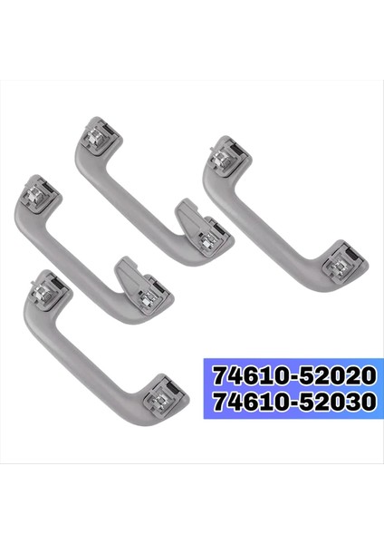 4pcs Ön ve Arka Iç Çatı Tavan Çekme Kolu Toyota Corolla Yaris Rav4 74610-52020 74610-52030 (Yurt Dışından) fiyatları