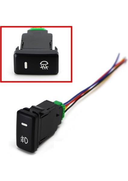 2x Otomatik Getirme Anahtarı Su Geçirmez Toyota Lexus Beyaz Işık Için 4 Hat Sis Lambası Anahtarı (Yurt Dışından) fiyatları