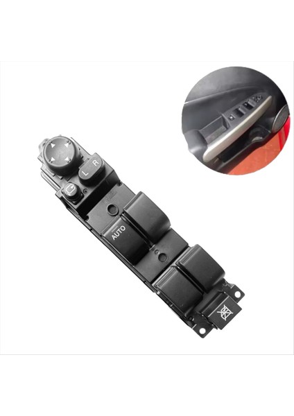 Araç Ön Sol Pencere Kontrol Anahtarı Pencere Kaldırma Anahtarı Düğmesi DF73-66-350B DF74-66-350B Mazda 2 M2 2007-2013 Lhd (Yurt Dışından) fırsatları