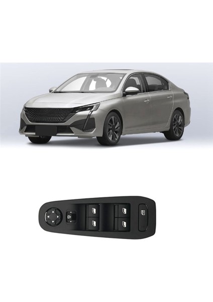 Peugeot 408 308S 2006 98074269ZD Için Araba Ana Sürücü Elektrikli Pencere Kontrol Paneli Anahtarı (Yurt Dışından) modelleri