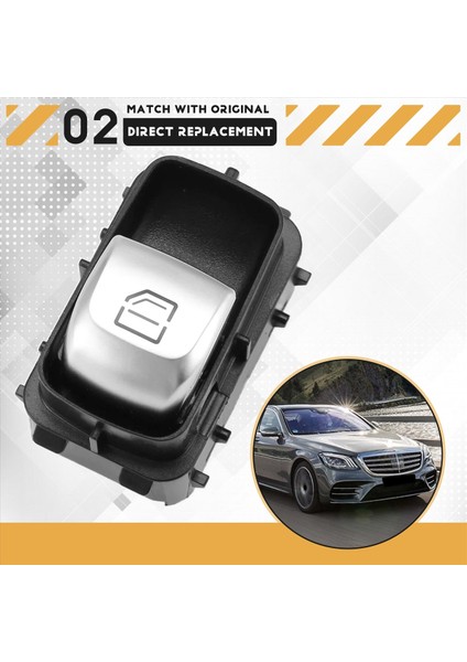 Enerji Penceresi Anahtarı 2229051904 Mercedes-Benz E-Serisi S-Serisi W213 W217 W222 W247 Araç Aksesuarları Siyah (Yurt Dışından) indirimleri