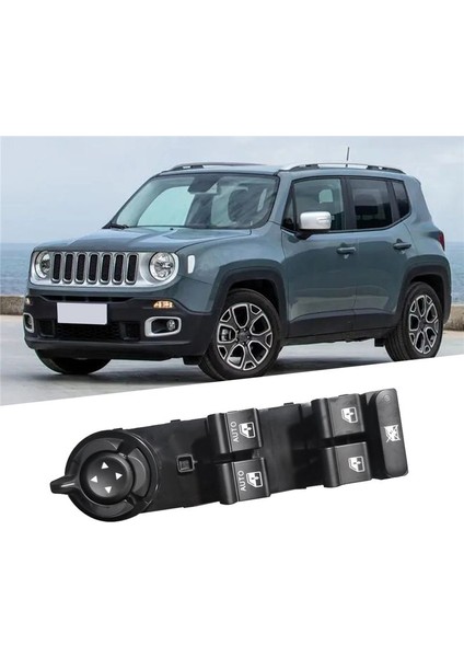 Elektrikli Pencere Ana Kontrol Anahtarı Düğmesi 735648127 Jeep Renegade Liberty 2016-2023 Sol Pencere Asansör Anahtarı (Yurt Dışından) fiyatları