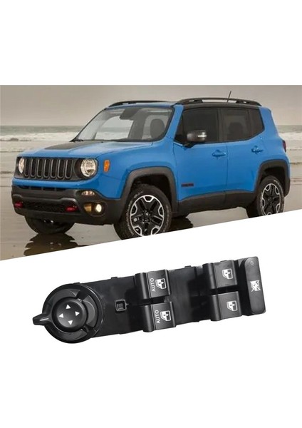 Elektrikli Pencere Ana Kontrol Anahtarı Düğmesi 735648127 Jeep Renegade Liberty 2016-2023 Sol Pencere Asansör Anahtarı (Yurt Dışından) modelleri