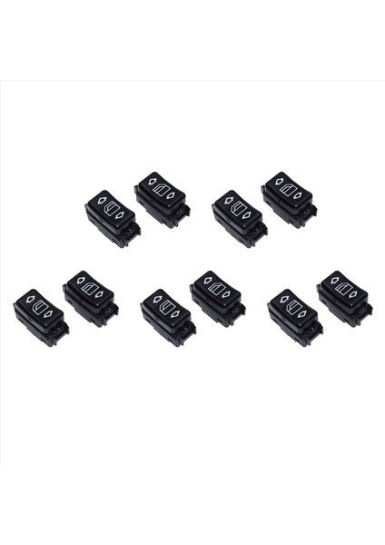 5 Mercedes Için Çift Pencere Anahtarı Sol Sağ Güç 190 260 300 1248204610 1248204510 (Yurt Dışından)