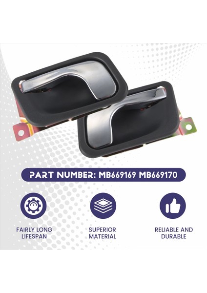 Mitsubishi Pajero Montero 1991-2000 MB669169/MB669170 Için 1 Çift Kapı Kolu (Yurt Dışından) fırsatları