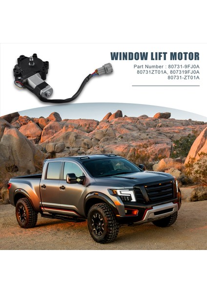 Nissan Titan Armada 2004-2019 Için Araba Ön Sol Pencere Motoru Cam Kaldırıcı Motor 80731-TE00A 80731-9FJ0A 80731ZE00A (Yurt Dışından) fırsatları