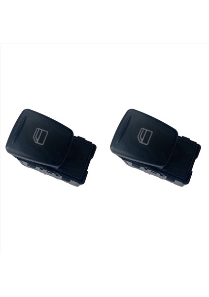 2x A4548201010 4548201010 Akıllı Forfour Için Elektrikli Pencere Regülatör Anahtarı Düğmesi 454 2004 2005 2006 Aksesuarlar Siyah (Yurt Dışından)