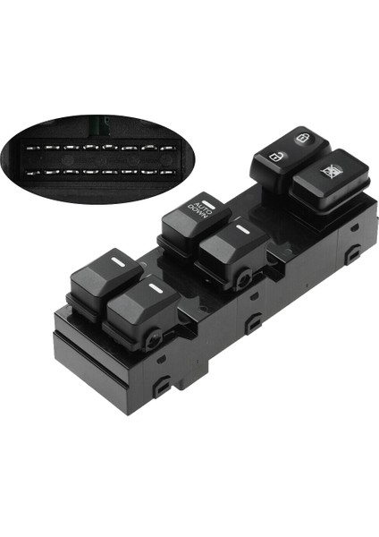 Kia Sportage R 2011-2016 Power Master Pencere Asansör Kontrol Anahtarı Ön Sol Lh Sürücü Yan 93570-3W600 (Otomatik Aşağı) (Yurt Dışından) modelleri