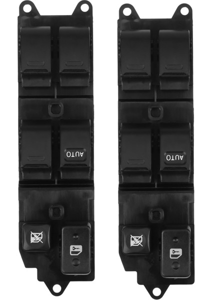 2x Araç Sol El Sürücü Tarafı Elektrikli Güç Master Pencere Anahtarı Toyota Için Push Düğme Paneli Camry Land Cruiser (Yurt Dışından)