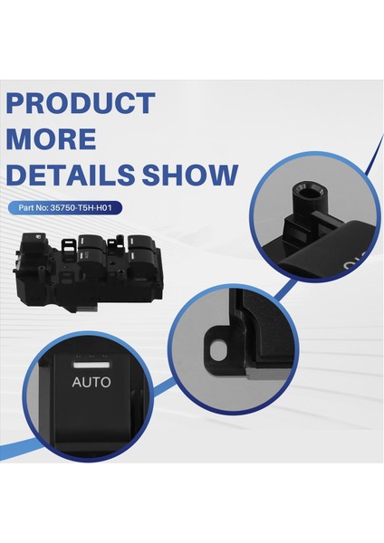 Honda Jazz Civic 2014-2020 Için Ana Kontrol Güç Penceresi Anahtarı 35750-T5H-H01 (Yurt Dışından) indirimleri