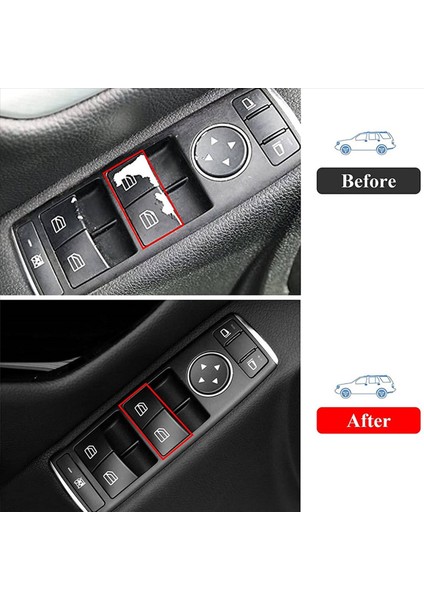 4x Ana Pencere Anahtarı Düğmesi Mercedes-Benz C-Serisi W204 S204 W212 W246 W166 W463 E-Serisi E200 E220 E250 (Yurt Dışından) fırsatları