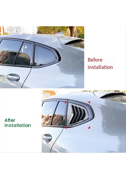 Bmw X4 G02 2018 Araç Pazarları Için Araç Arak Pazarlı Üçgen Kanıt Kapak Etkileri Üçgen Trim Parlak Siyah (Yurt Dışından) fiyatları