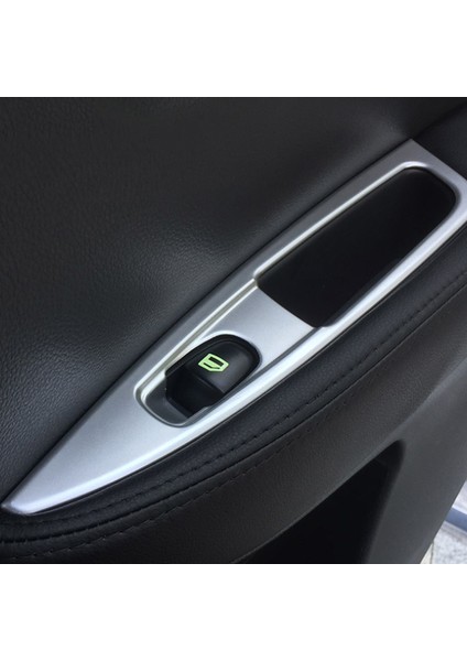 Nissan Qashqai Için 2014 2015 2015 2017 2017 Araba Stil Abs Krom Krom Koltuk Kapısı Pencere Anahtarı Panel Kapak Döşeme (Yurt Dışından) indirimleri