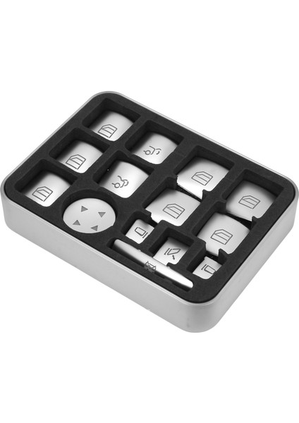 42X Araba Pencere Cam Kaldırma Düğmesi Sticker Için Mercedes Benz B C E Gla Cla Glk Gl ml Gle Sınıf (Yurt Dışından) indirimleri