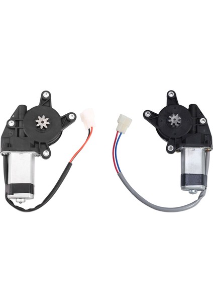 Elektrikli Araba Için 2x 8 Dişli Sağ /sol Taraf Elektrikli Araba Pencere Regülatörü Cam Asansör Motoru (Yurt Dışından)