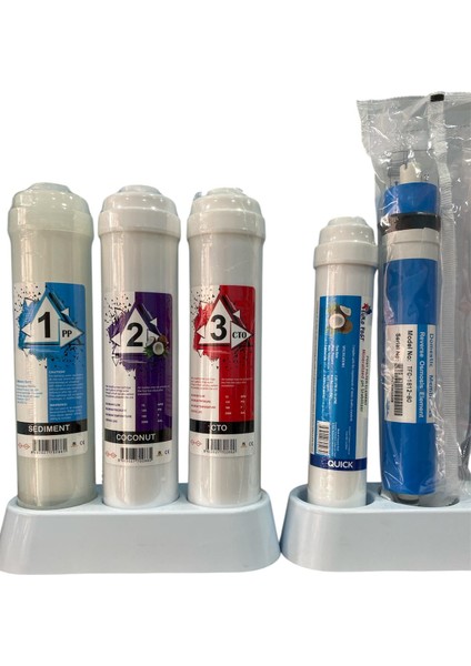 Kapalı Kasa 5li Su Arıtma Filtre Nsf Onaylı Tatlandırıcı Domestic Membran fiyatları
