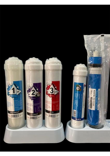 Kapalı Kasa 5li Su Arıtma Filtre Nsf Onaylı Tatlandırıcı Domestic Membran modelleri