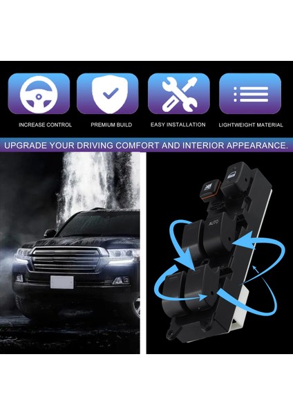 Toyota Land Cruiser 84820-60180 8482060180 Için Otomatik Parçalar Güç Penceresi Ana Kontrol Anahtarı (Yurt Dışından) indirimleri