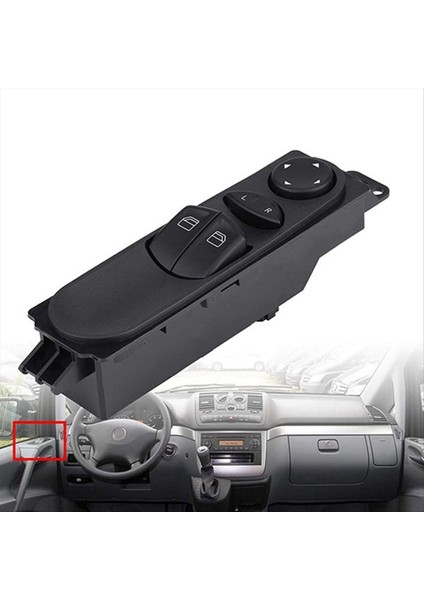 Araba Ön Sol Pencere Kontrol Anahtarı Pencere Kaldırıcı Anahtarı Düğmesi A6395450913 Mercedes Için Benz Vito W639 2003-2014 Lhd (Yurt Dışından) fiyatları