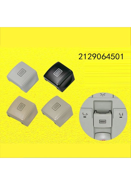 Mercedes Benz W212 E-Serisi 2129064501 Için Araba Sunroof Pencere Anahtarı Düğmesi Kapağı (Yurt Dışından) modelleri