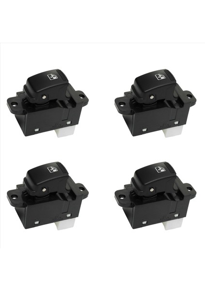 Hyundai Elantra Sonata Kia Rio Için 4x Yolcu Tarafı Elektrikli Pencere Anahtarı 93580-3D000 (Yurt Dışından)