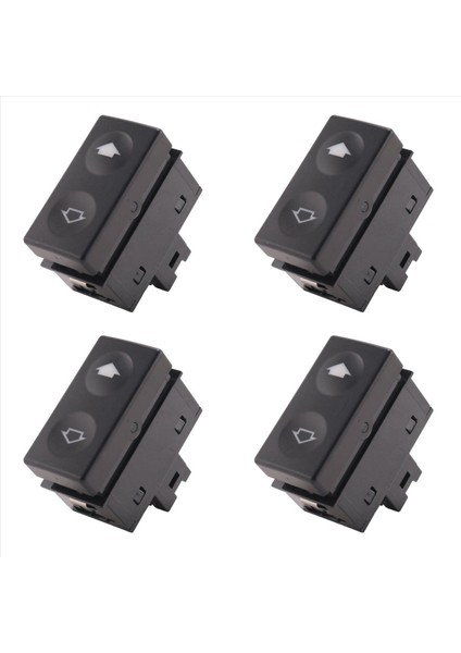 4x Güç Kapısı Penceresi Kaldırıcı Anahtarı Bmw E36 318I 318IS 325I 325I Için Parça Numarası 61311387387 (Yurt Dışından)