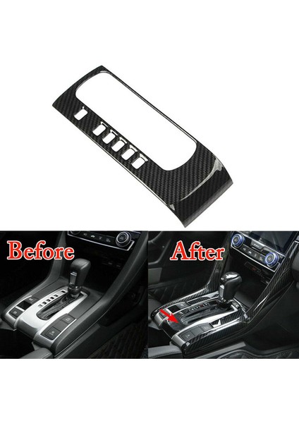 Honda Civic 10TH 2016-2018 Için Dişli Vardiyası Kutusu Paneli Kapağı ve Kolçak Penceresi Yükselme Kaldırma Kontrol Anahtarı Kapağı Kapağı (Yurt Dışından) fiyatları