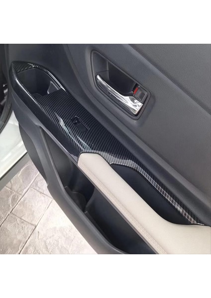 Toyota Veloz Için 2022-2024 Karbon Fiber Araba Cam Cam Kaldırma Anahtarı Panel Kapak Döşeme Iç Aksesuarlar (Yurt Dışından) fırsatları