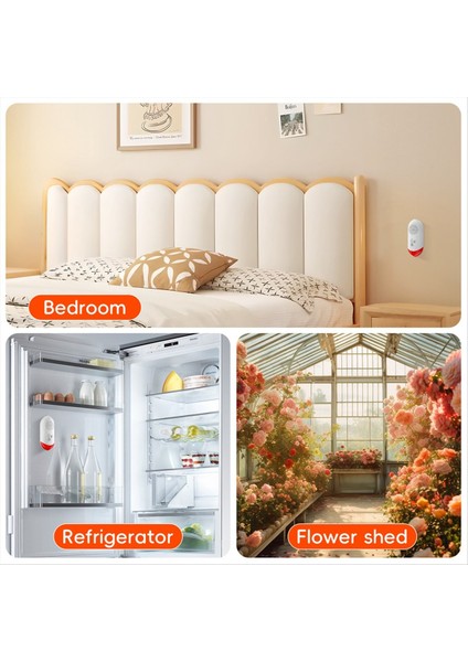 Wifi Sıcaklık ve Nem Sensörü Mobilya Sıcaklığı ve Nem Dedektörü Akıllı Sıcaklık Nem Alarmı (Yurt Dışından)