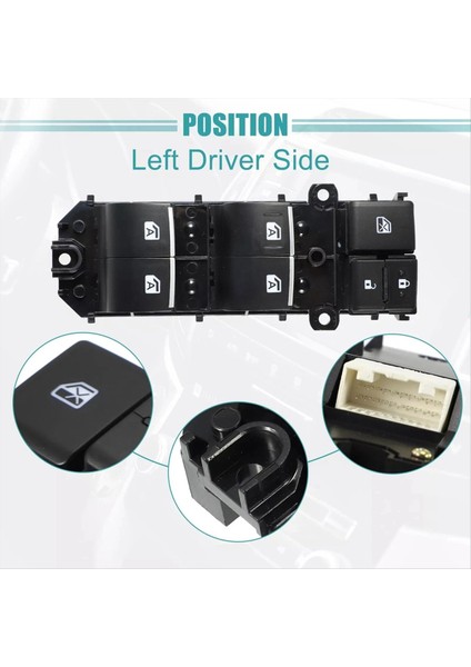 Sol Drive Electric Master Enerji Penceresi Anahtarı 84040-33170 84040-06070 Toyota Camry Rav4 Rav 4 2019 2020 2021 (Yurt Dışından) modelleri
