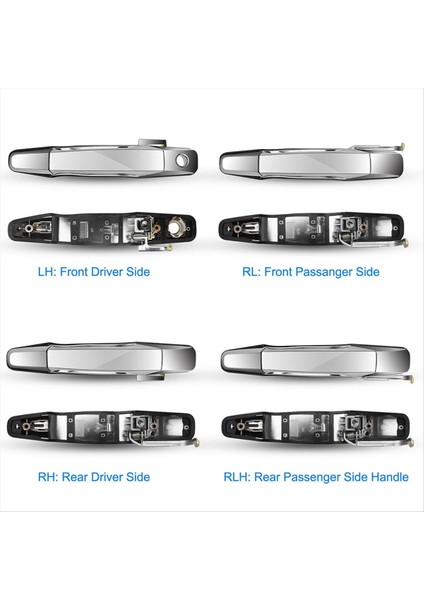 Ön Arka Dış Kapı Kolu Için Chevy Silverado Banliyö Gmc Yukon Sierra Pikap 20828258 22738722 22738725 22738726 (Yurt Dışından) fırsatları