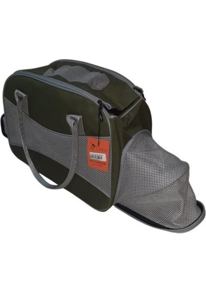 Uçak Kabin Boy Style Flybag Kedi, Küçük Köpek Taşıma Çantası Yeşil 30-20-40CM