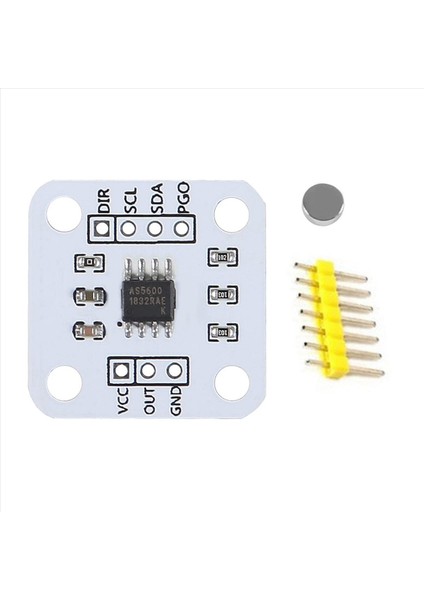 12PCS AS5600 Manyetik Kodlayıcı Manyetik Indüksiyon Açısı Ölçüm Sensörü Modülü 12BIT Yüksek Hassasiyet (Yurt Dışından) modelleri