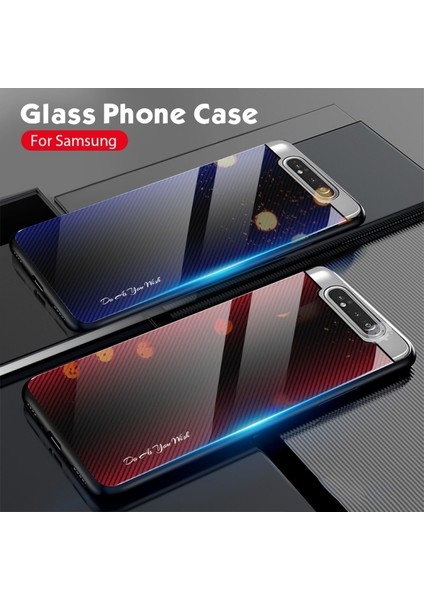 Galaxy A80 / A90 Için Gradyan Renkli Temperli Cam + Tpu Telefon Kılıfı (Yurt Dışından) indirimleri