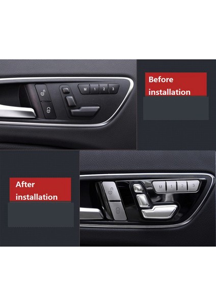 Mercedes-Benz Için Ön Kapı Pencere Anahtarı C300 C63 C350E C-Serisi ve Araç Çinko Alaşım Kapısı Koltuğu Ayar Düğmesi Anahtarı Kapak (Yurt Dışından) fiyatları
