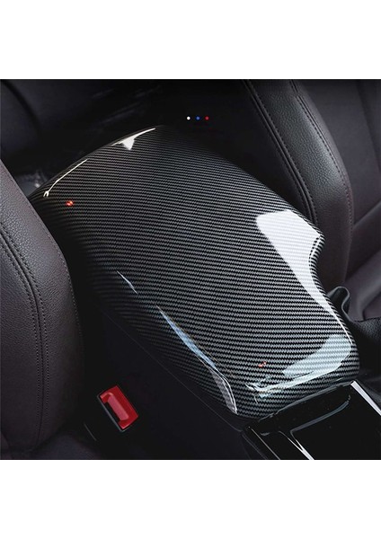 2x Karbon Fiber Merkez Konsolu Kolçak Paneli Kapak For-Bmw 3 3gt 4 Serisi E90 F30 F31 F34 F32 F36 F34 2013-2019 (Yurt Dışından) indirimleri
