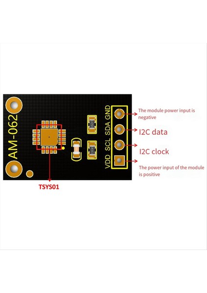 TSYS01 Dijital Sıcaklık Sensörü I2C Arayüz Sensörü Çok Fişli Taşınabilir Geliştirme Kart Modülü (Yurt Dışından) modelleri