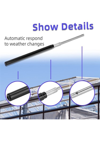 Bahçe Aracı Tek Yay Otomatik Sera Pencere Açıcı Güneş Isıya Duyarlı Bahçe Havalandırma Havalandırma Açıcıları (Yurt Dışından) modelleri